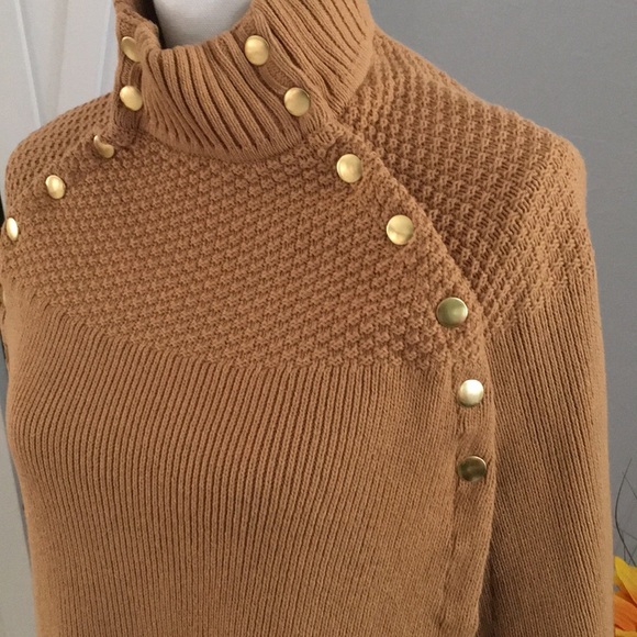 G.I.L.I Brown sweater cape. Size XS - Picture 3 of 8